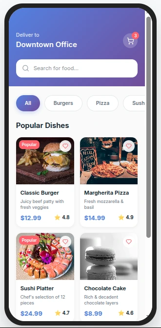 Menu Browsing